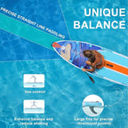 Inflatable Stand Up Paddle Board - 10.5' x 32" Adults & Youth of All Skill Levels, Non-Slip Deck SUP with Paddle, Pump, Backpack & Repair Kit, Ideal for Yoga, Fishing, Lake & River