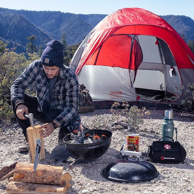 Surviveware 119 Pcs Comprehensive Premium Survival First Aid Kit - Medical Emergency Kit for Travel Camping Gear, Home Essentials & Outdoor Emergencies - HSA & FSA Eligible Survival Kit