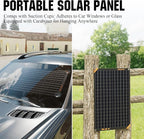 SUNAPEX 30W 12V Solar Panel Battery Charger Maintainer, Portable Waterproof Solar Trickle Charger with Built-in Charge Controller, Cig Plug, Alligator Clips, O-Rings for Car, Truck,Tractor, Boat, etc