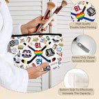 Heated Rivalry Merch Cosmetic Bag for Women, Travel Makeup Bag, Small Toiletry Organizer Pouch, Birthday Graduation Gifts for Mom Daughter BFF Sister Gift