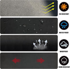 ZBXFCSH Heavy Duty Full-Length Grill Cover Fits Camp Chef Patio Cover DLX 24", SmokePro 24", PG24, PG24B, PG24LS, PG24S, PG24SE, PG24LTD,PG24WWS, PG24WWSS, Black