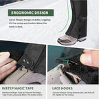 Unigear Leg Gaiters, 1000D Fabric Waterproof Boot Gaiters for Hiking Walking Climbing Hunting Skiing