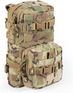 Tactical Small MOLLE Hydration Pack Outdoor Water Bladder Carrier Pack for Vest Backpack