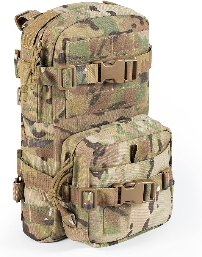 Tactical Small MOLLE Hydration Pack Outdoor Water Bladder Carrier Pack for Vest Backpack