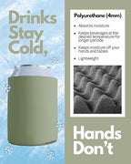 PartyPrints 1000 Pack Champagne Blank Can Cooler Sleeves, Customizable Bulk Can Coolers, Extra-Thick Collapsible Drink Insulator Sleeve, Beer Can Coolers for Party Beverages