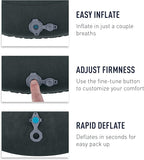 Sea to Summit Aeros Ultralight Inflatable Camping and Travel Pillow, Large (17.3 x 12.6) Grey