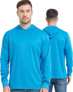 ProtectX High Visibility Sun Protection Lightweight Long Sleeve Hoodie, UPF 50+ Quick-Dry, SPF UV Shirt, Active Wear