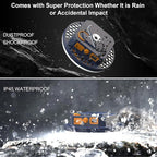 10000mAh 4000LM Flashlight Portable LED Camping Lantern Rechargeable Light 30W with Digital Power Display and Magnet , IPX5 Waterproof Tent Lights Power Failure Emergency Light