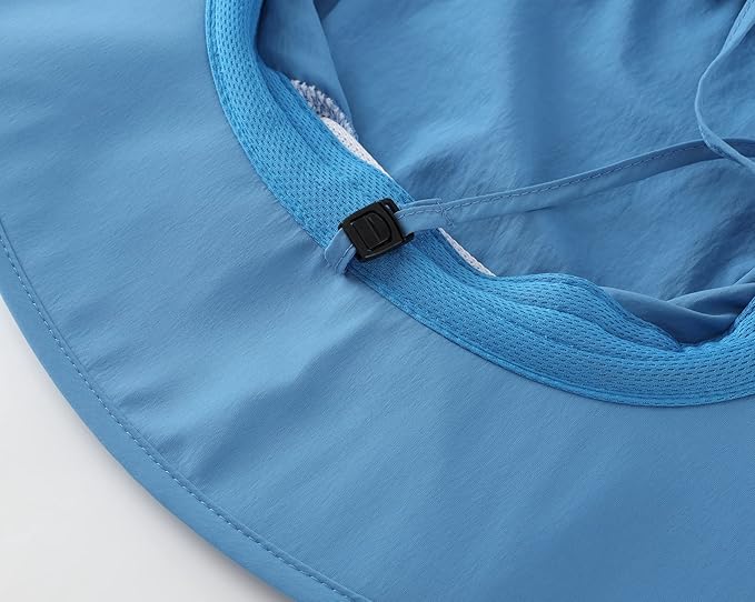 Home Prefer UPF50+ Mens Sun Hat Wide Brim Fishing Hat for Men UV Protection Womens Beach Bucket Hat for Golf Hiking Gardening