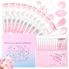 Sakura Skin Care Set for Teenage Girls, Lovely Travel Skincare Set for Women, 41-In-1 Spa Party & Sleepover Skincare Kit with Sleeping Face Mask, Mud Mask, Lip Mask & Exfoliating Scrub, Five of Each