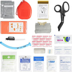Emergency Trauma First Aid Kit, IFAK Medical Kit with Tourniquet, 36 inch Splint, Bleeding Control Kit