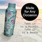 Corkcicle Disney Princess Jasmine Insulated Canteen Travel Water Bottle, Triple Insulated Stainless Steel, Keeps Beverages Cold for 25 Hours or Warm for 12 Hours, 20oz