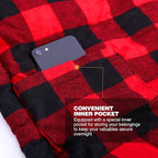 REDCAMP Cotton Flannel Sleeping Bag for Camping Backpacking, Adults Cold Weather Envelope Sleeping Bags with 2/3/4/6lbs Filling