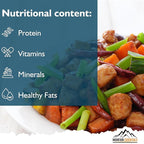 MOUNTAIN ESSENTIALS Freeze-Dried Diced Chicken – Fully Cooked and Ready to Eat | Everyday Pantry Staple for Meal Prep, Camping & Emergency Survival | Premium Quality Meat | 10 Servings per Pouch | Made in USA | 7-Year Shelf Life | Pack of 1