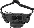 Tactical Waist Bag Utility Fanny Pack Small Hip Belt Bag Crossbody Sling Pack for Outdoor Every Day Carry, Hiking, Camping, Travel