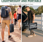 Folding Camping Table Portable Pinic Table 3 Level Height Adjustable Aluminum Alloy Small Foldable Camp Table Light Weight with Carry Handle for Outdoor Indoor Hiking Camp BBQ Beach