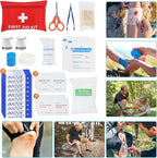 Survival Gear Professional Kit and Large Camping Backpack,First Aid Kit for Adventure Outdoor Hiking Accessories