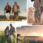 Snake Gaiter, Durable Snake Guard Gaiters for Hunting, Waterproof Snake Legging Chap for Men and Women,Snake Bite Protection Gaiter for Whole Leg with Adjustable Size