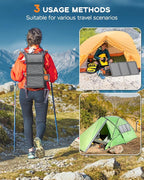 MARBERO 150W Peak Solar Generator with 30W Solar Panel 111Wh Camping Portable Power Station 110V Power Bank with AC Outlet(2*USB A, 2*USB C, 2*AC) for Outdoor Travel Home Blackout Emergency Hurricane