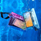 Waterproof Fanny Pack, Waterproof Pouch for Phone Passport Wallet Holder, Floating Dry Bags for Travel Beach Swimming Kayaking Boating Pool Diving Accessories