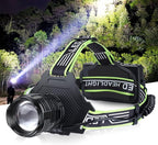 BUD K Rechargeable LED Headlamp, 1000 Lumens Super Bright Headlamp Flashlight with Motion Sensor, 8 Modes, 135°Adjustable, IPX7 Waterproof Head Lamp for Camping, Running, Climbing, Hiking