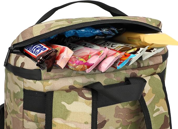 Kalesi Cooler Backpack 36 Cans Lightweight Insulated Backpack Cooler Leak-Proof Travel Camping Lunch Backpack Outdoor Cutlery Backpack for Men and Women