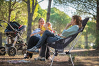 Nice C Ultralight High Back Folding Camping Chair, Collapsible Backpacking Chair, Compact & Heavy Duty Outdoor, Travel, Picnic, Festival with 2 Side Pockets, Pillow &Carry Bag (Set of 2 Black)
