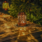 Solar Hummingbird Lanterns Outdoor Hanging Decor Lantern,Waterproof Hollow Out Metal Decorative Garden Light,Graceful Decoration for Patio,Yard,Landscape,Walkway,Festival