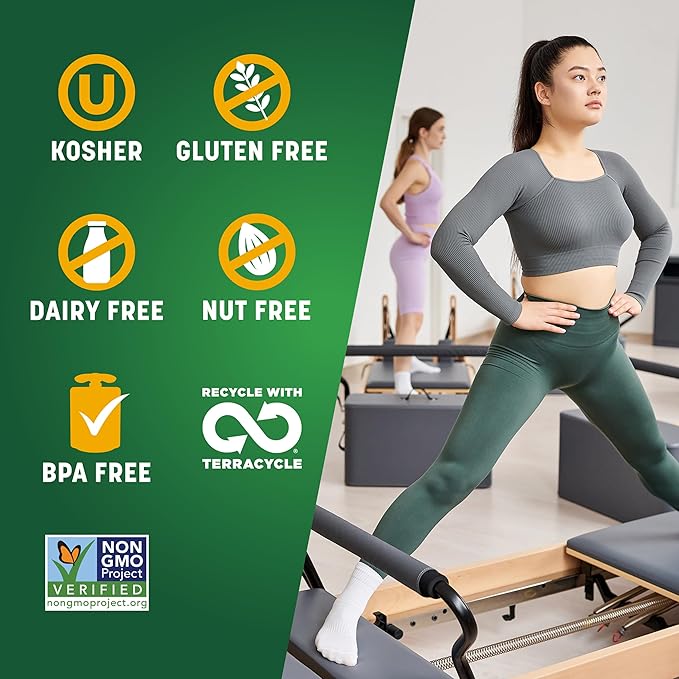 GoGo squeeZ Active Fruit Blend Energy Release | 18-Count Variety Pack | Tropical Fruit Punch and Blueberry & Pomegranate | Made with Real Fruit and B Vitamins