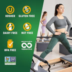 GoGo squeeZ Active Fruit Blend Energy Release | 18-Count Variety Pack | Tropical Fruit Punch and Blueberry & Pomegranate | Made with Real Fruit and B Vitamins