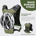 USA Original Patent Running Hydration Vest Backpack, Lightweight Chest Pack with 2.0L Water Bladder Bag Daypack for Hiking Running Cycling Race Marathon for Women Men