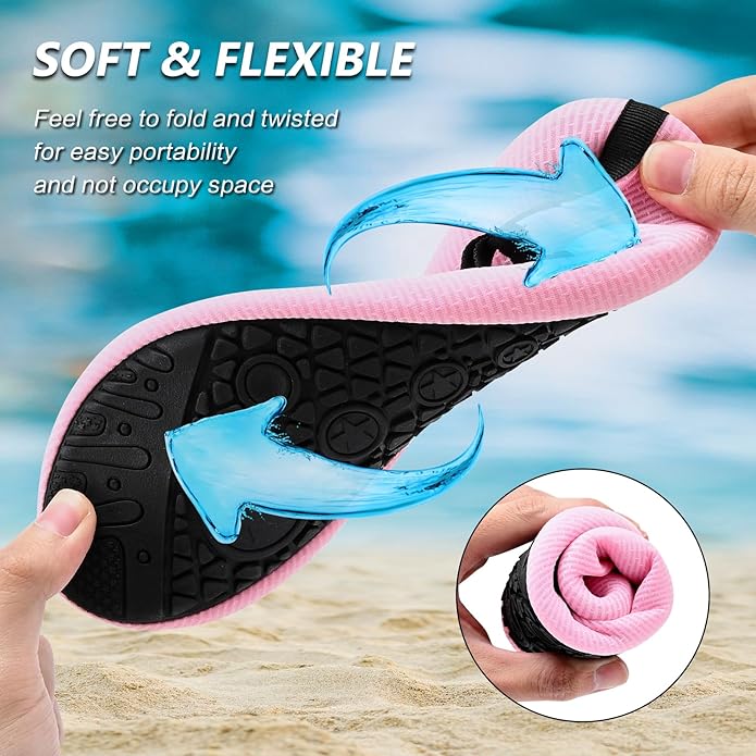 Deevike Water Shoes for Women Men Barefoot Quick-Dry Aqua Socks Slip-on for Beach Swim Surf Yoga Exercise