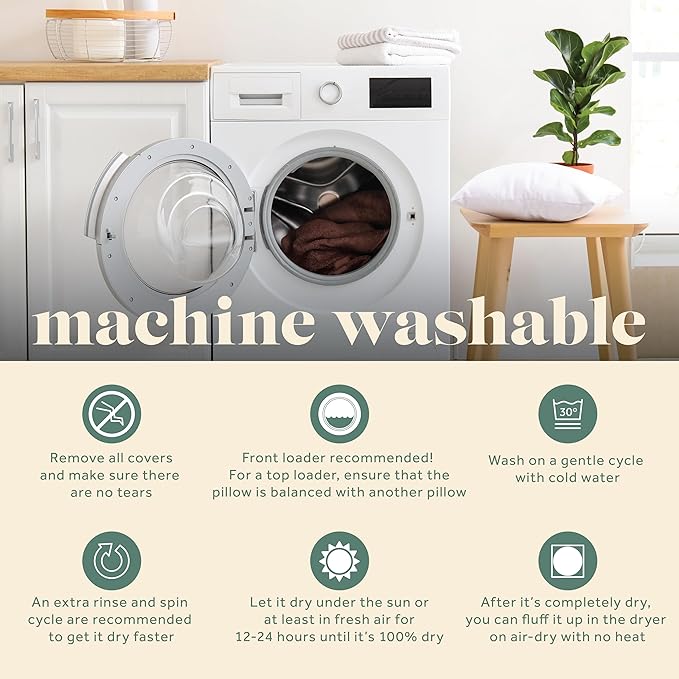 Goose Down Travel Pillow - Filled with 800 Fill Power European Goose Down, Egyptian 300 Thread Count 100% Cotton Cover for Plane car & Home - Made in USA (13" x 18")