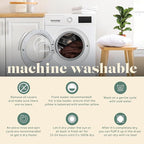 Goose Down Travel Pillow - Filled with 800 Fill Power European Goose Down, Egyptian 300 Thread Count 100% Cotton Cover for Plane car & Home - Made in USA (13" x 18")