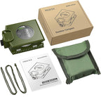 Proster IP65 Compass Hiking Survival - Lensatic Sighting Compass for Camping Navigation, Compass with Clinometer & Carry Bag for Camping Hunting Hiking Geology Activities