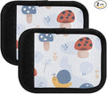 Mushroom Snail Cute Luggage Handle Wrap for Suitcase Luggage Tags Handle Covers Identifiers Soft Decorations Travel Accessories 2 Pack