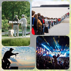 ALEVMOOM 18" Collapsible Stool, 800lbs Max Weight, Heavy Duty Portable Retractable Folding Telescoping Foldable Camping Stool for Adults Outdoor Fishing Travel BBQ (Blue)