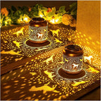 Horse Solar Lanterns Outdoor Waterproof Hanging Solar Lights Horse Gifts for Women Men Metal LED Decorative Light for Yard,Patio,Lawn,Tabletop,Pathway,Landscape,Garden Decor