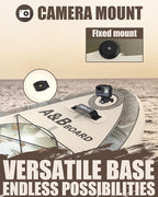 ABBOARD Inflatable Stand Up Paddle Boards - Extra Wide Fishing Paddleboard,Cool Design, Ultra Stable Standup SUP,15 D-Rings, 5 Handles,Camera Mount,100L Backpack, 10L Dry Bag,Youth/Adults