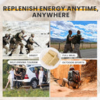 Emergency Food Ration Bars, Peanut Flavor Survival Tabs Supply for Outdoor Camping Emergency Snowstorm Earthquake Disaster Preparedness Kit With Long Self Life 12 Count