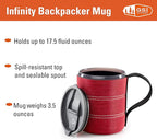 GSI Outdoors Infinity Backpacker Mug I Lightweight, BPA-Free Coffee Cup for Travel, Camping Gear, Backpacking and Outdoors - 17 oz.