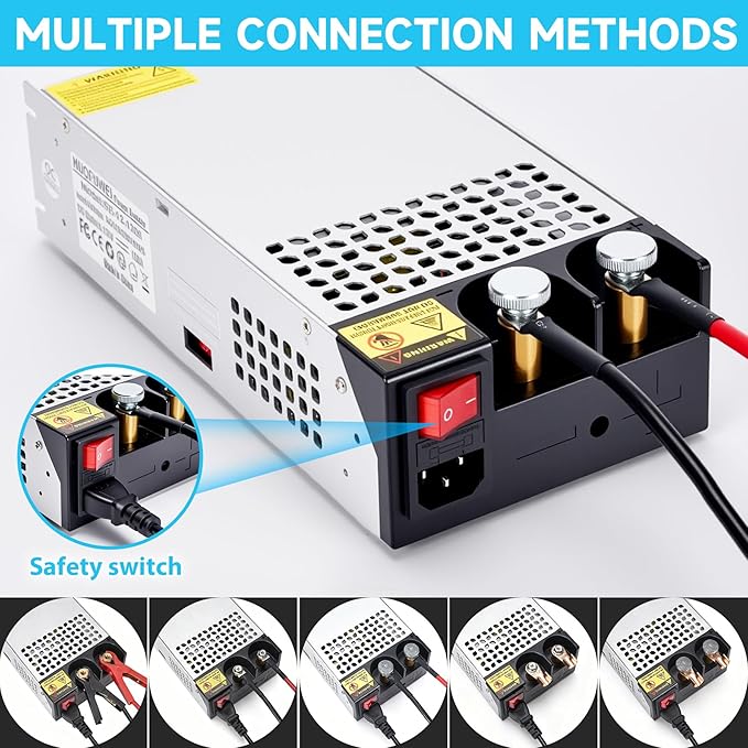 DC 12V 1000W Power Supply 110V AC to DC 12v Converter 83.4A 1000W Switch Transformer for Motor Pump CCTV Security Camera Car Stereo 3D Printer