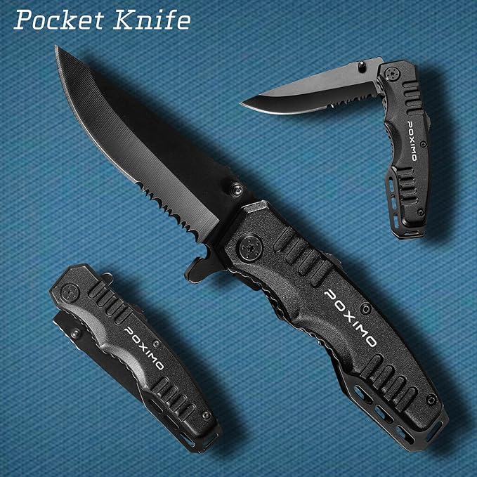 Multitool Gifts for Father, Dad Gift Set with 14 in 1 Multi-tool Pliers, Pocket Knife & Tactical Pen | Premium EDC Survival Kit for Camping, Car Emergency | Unique Practical Gift for Father Dad Him