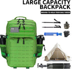 Military Tactical Backpack 45L/25L 3 Day Assault Pack Molle Daypack Hiking Backpack for Men and Women