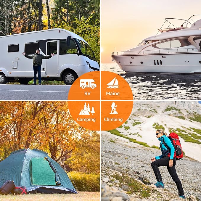 100W Portable Solar Panel for Power Station Generator, iPhone, Galaxy, Tablets, Foldable Solar Charger with USB QC 3.0/USB C/18V DC, IPX4 Waterproof Solar Panels for Camping Outdoor Van RV Trip