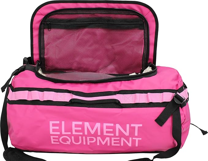 Element Equipment Trailhead Duffel Bag Shoulder Straps Waterproof Fuschia/Pink Medium