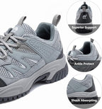 CAMELSPORTS Hiking Shoes Men Lightweight Non-Slip Breathable Sneakers Low Top Walking Shoes for Outdoor Trailing Trekking Walking Climbing