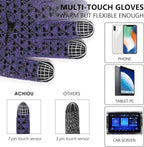 Achiou Winter Gloves, Glove for Men Women, Upgraded Touch Screen Texting Warm Running with Thermal Soft Knit Lining