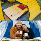 PATIKIL Inflatable Pillow, 2 Pack Squared Ultralight Camping Travel Pillow Desk Rest Neck Support for Hiking Backpacking Office, Wine Red