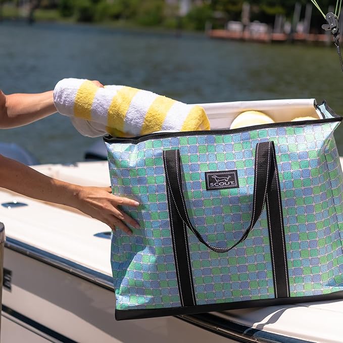 SCOUT 4 Boys Zip Tote XX-Large - Durable Lightweight Bag for Beach, Pool, Family Travel, Storage - Water-Resistant, Zips Shut